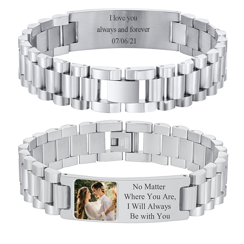 Jewellery Watches - Bransoletka na zegarek ze stali nierdzewnej
