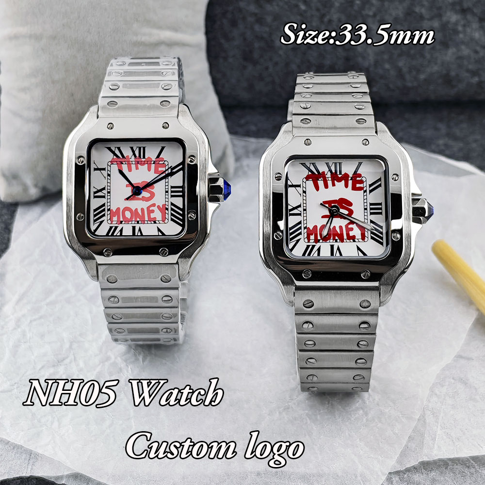 Jewellery Watches - Nowy zegarek kwadratowy NH05, zegarek Time