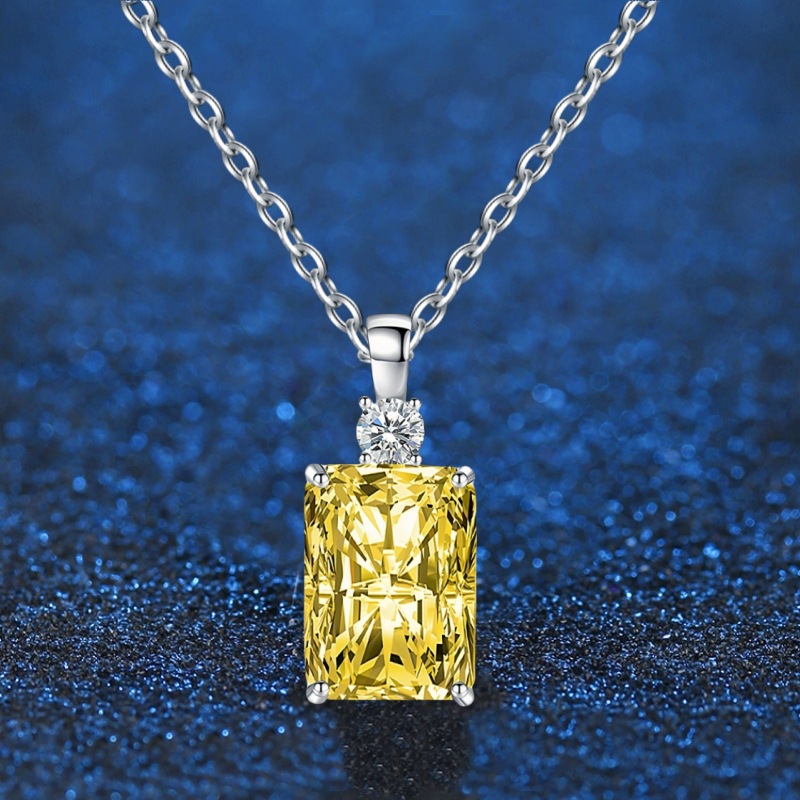 Crystal Choker Necklace - Naszyjnik Choker z Zawieszką z Kamieni