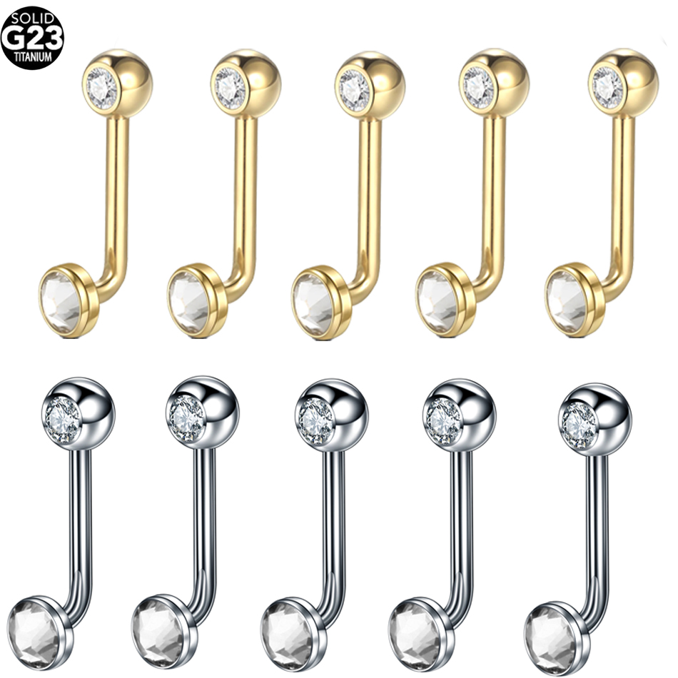 Christina Jewelry & Watches Marguerite Ørestik Forgyldt Sølv - 5 sztuk/partia G23 Tytan Christina Vertical