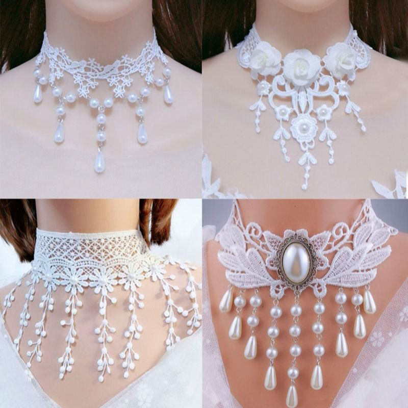 Crystal Choker Necklace - 1 szt. Klasyczny gotycki choker z