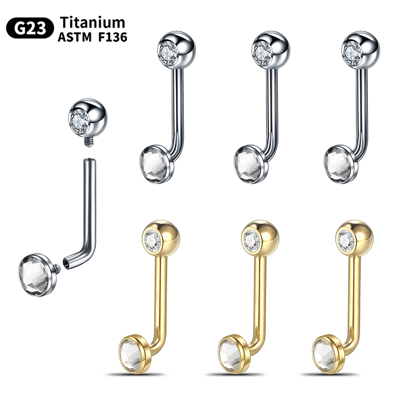 1/10Pcs G23 Titanium Christina – Christina Jewelry & Watches Marguerite Ørestik Forgyldt Sølv recenzja i cena