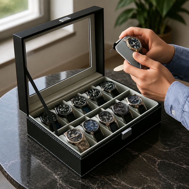 Pudełko na biżuterię i zegarki – Jewelry Box That Holds Watches recenzja i cena