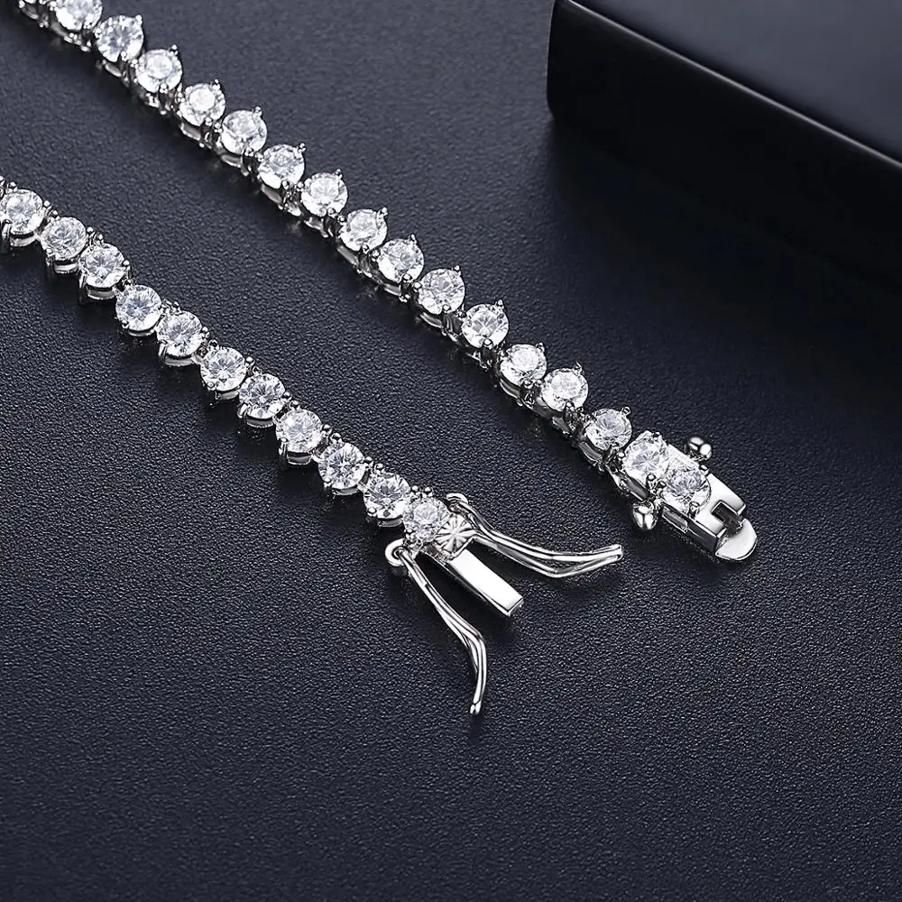 Luksusowy projektant 7MM Iced  – Crystal Choker Necklace recenzja i cena