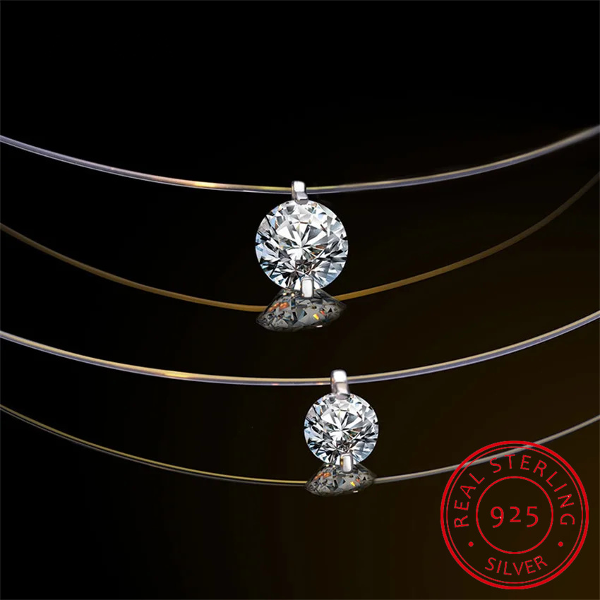 Naszyjnik z moissanitem 0.5-5C – Crystal Choker Necklace recenzja i cena