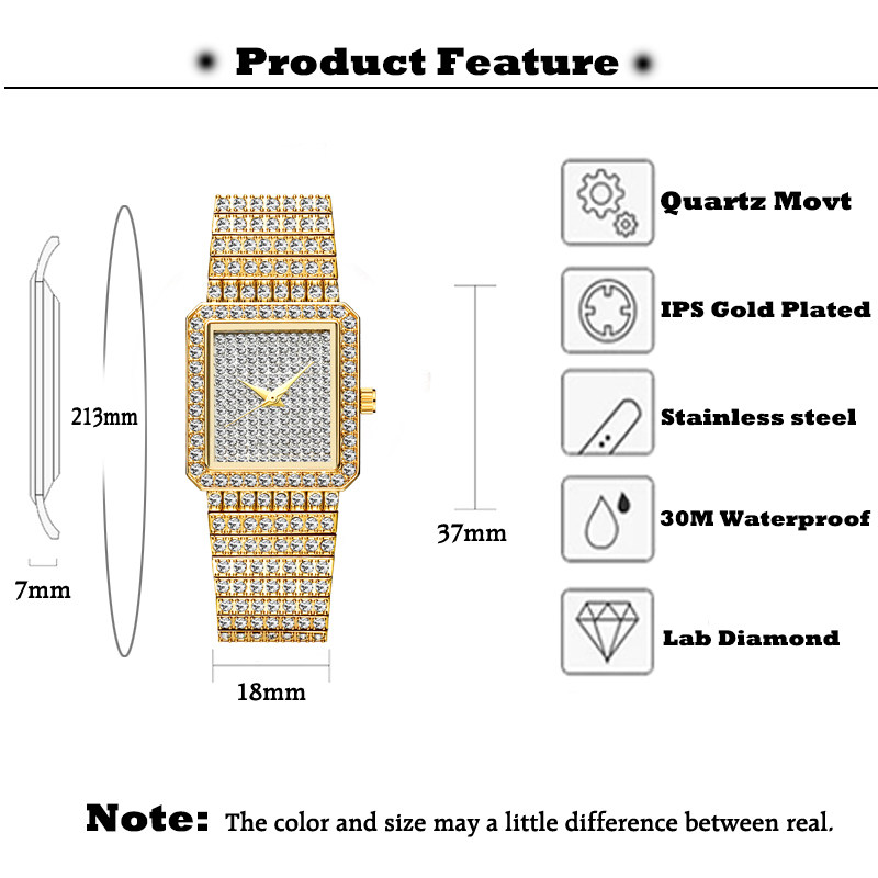 MISSFOX diamentowy zegarek dla – Jewelry Diamond Watches recenzja i cena