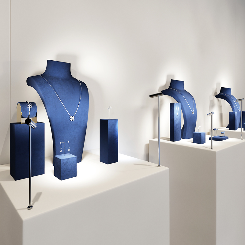 Niebieska biżuteria stojak wys – Jewelry Shop Watches recenzja i cena