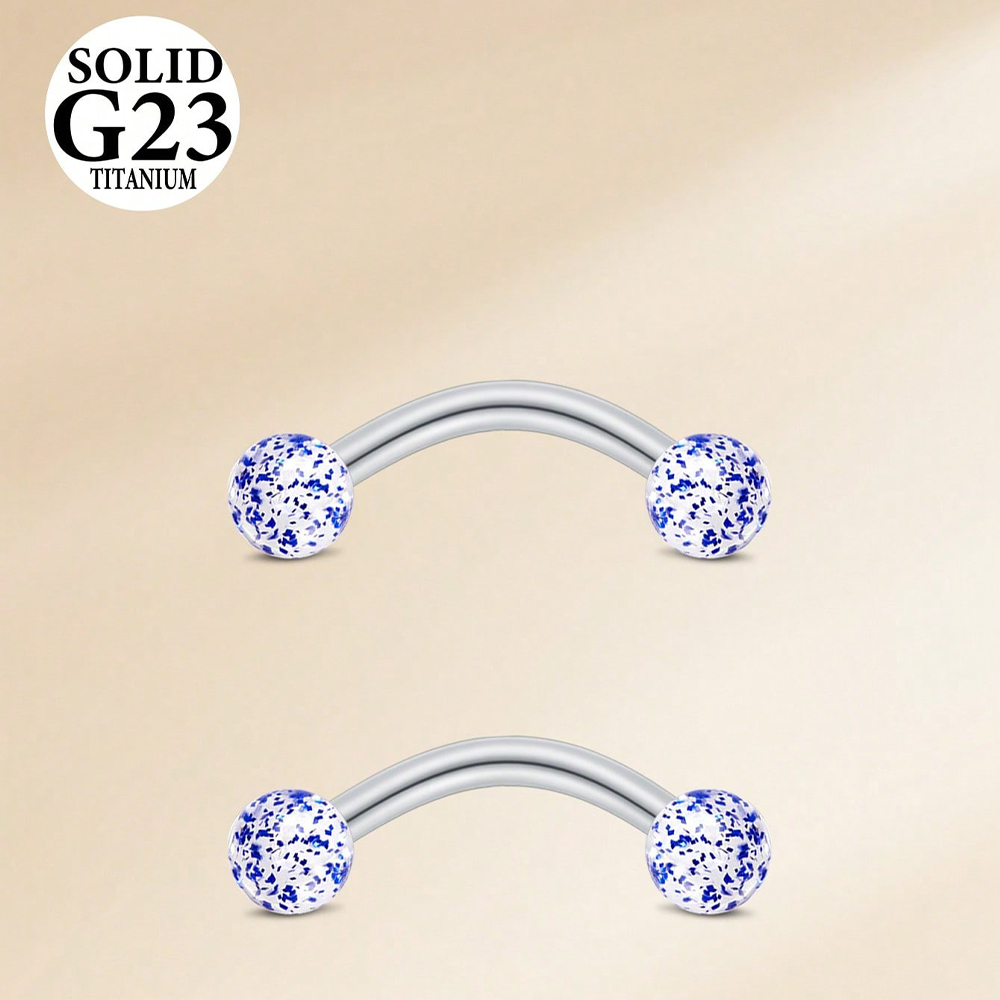 2 SZT. 16G 8/10mm Tytanowy Sto – Christina Jewelry & Watches Marguerite Ørestik Forgyldt Sølv recenzja i cena