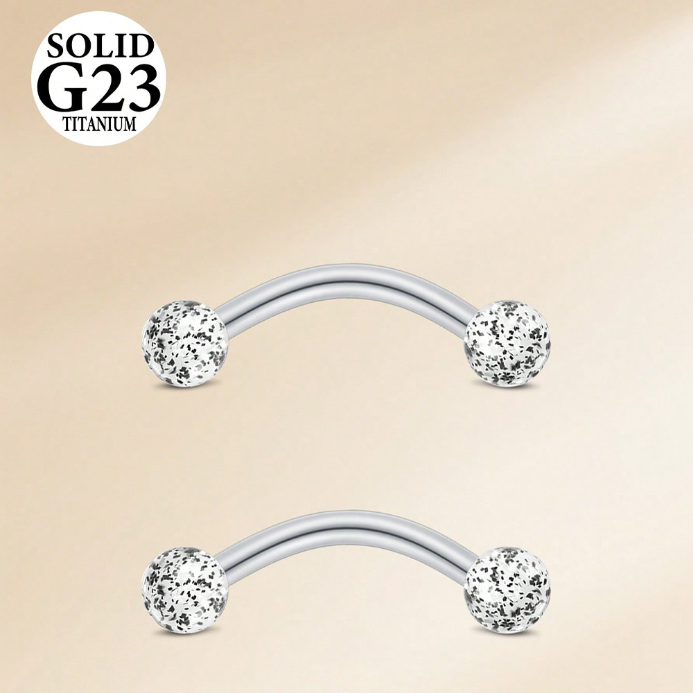 2 SZT. 16G 8/10mm Tytanowy Sto – Christina Jewelry & Watches Marguerite Ørestik Forgyldt Sølv recenzja i cena