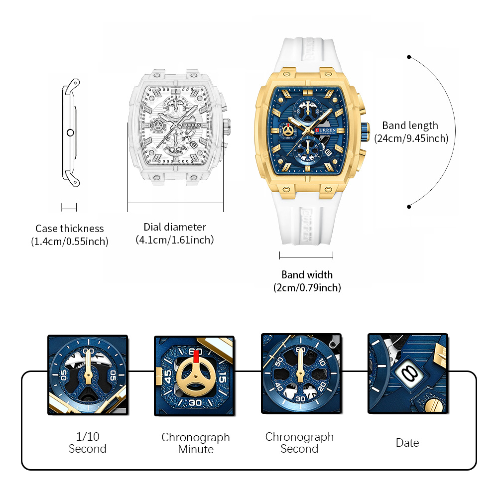 CURREN Luksusowy Zegarek Męski – Jewellery Watches recenzja i cena