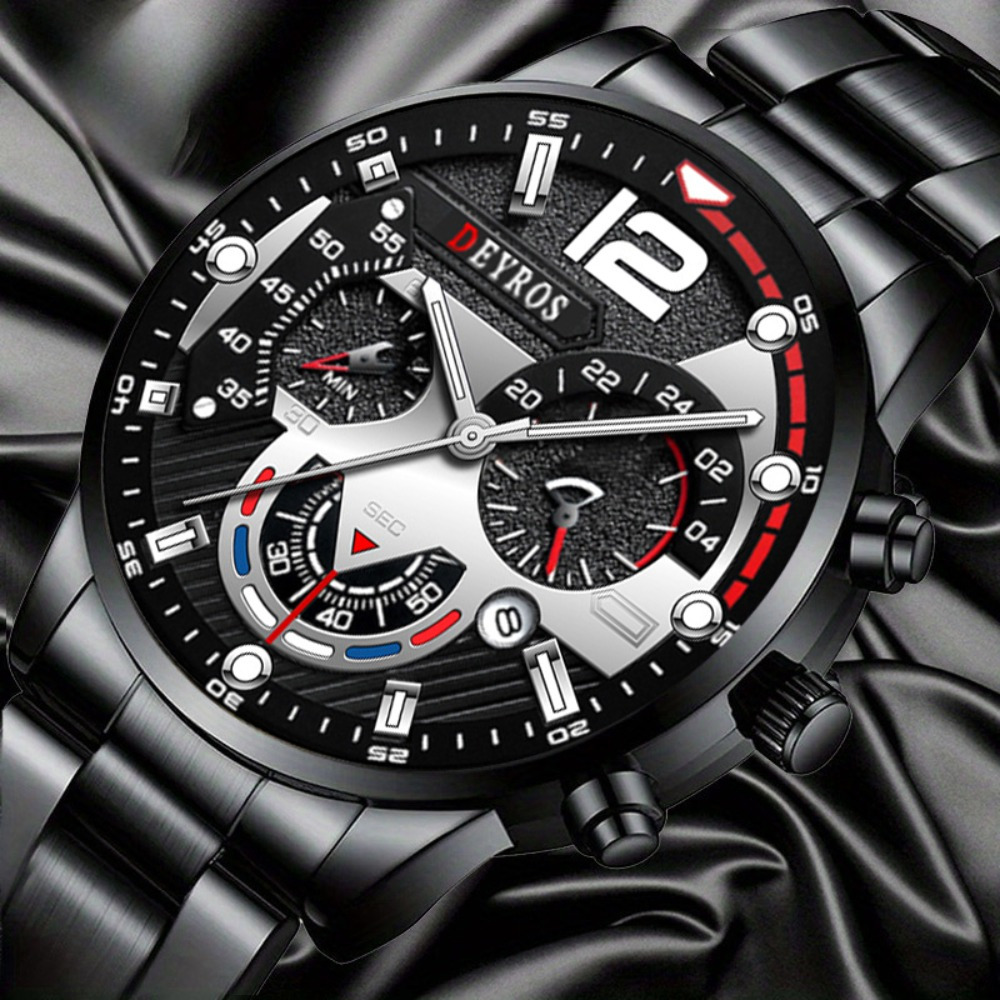 3 sztuk/zestaw modny męski zeg – Best Jewelry Watches recenzja i cena