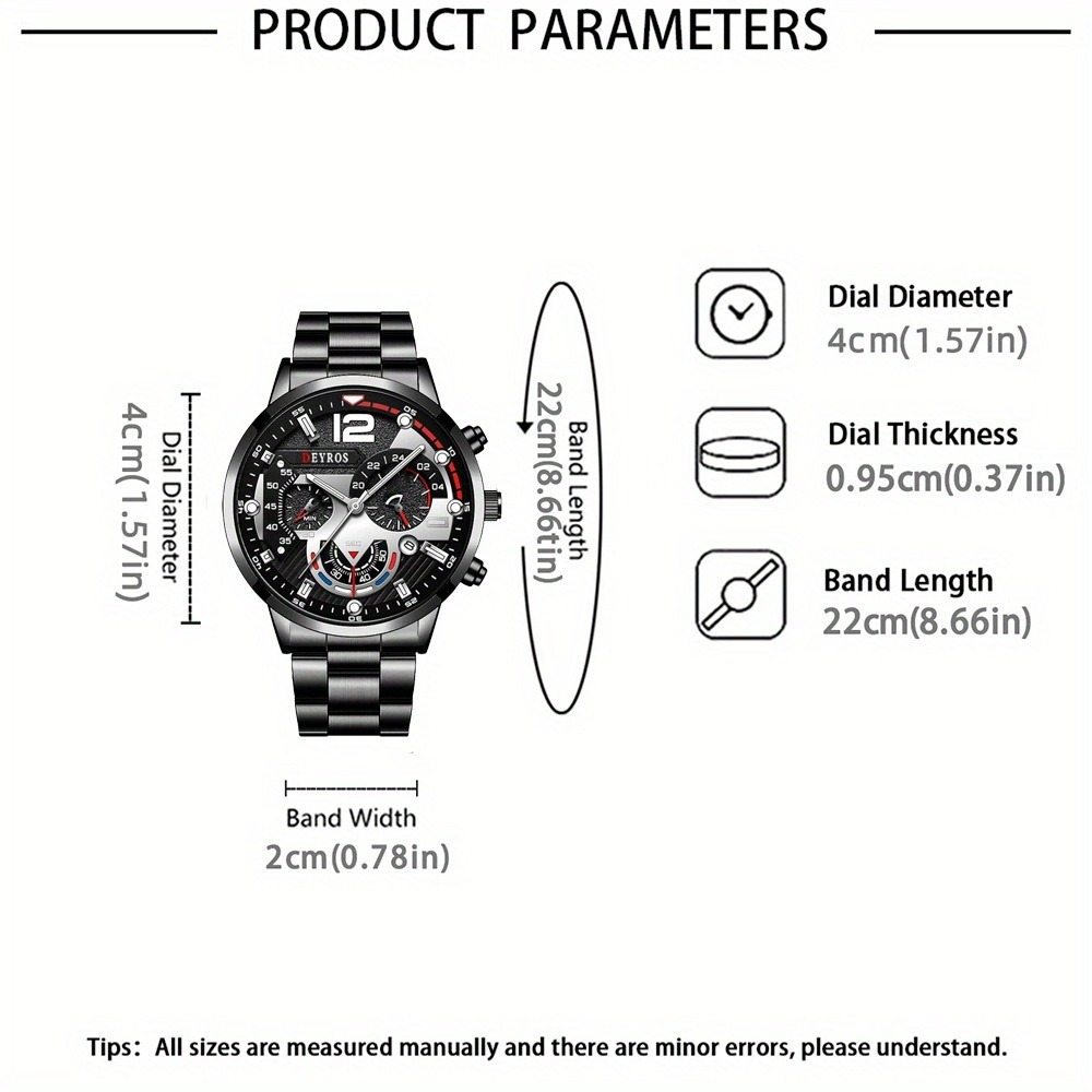 3 sztuk/zestaw modny męski zeg – Best Jewelry Watches recenzja i cena