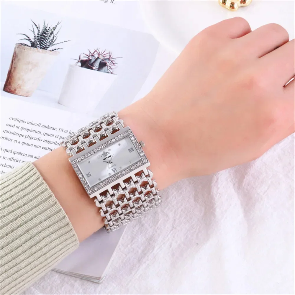 Damski luksusowy zegarek kwarc – Jewelry Diamond Watches recenzja i cena