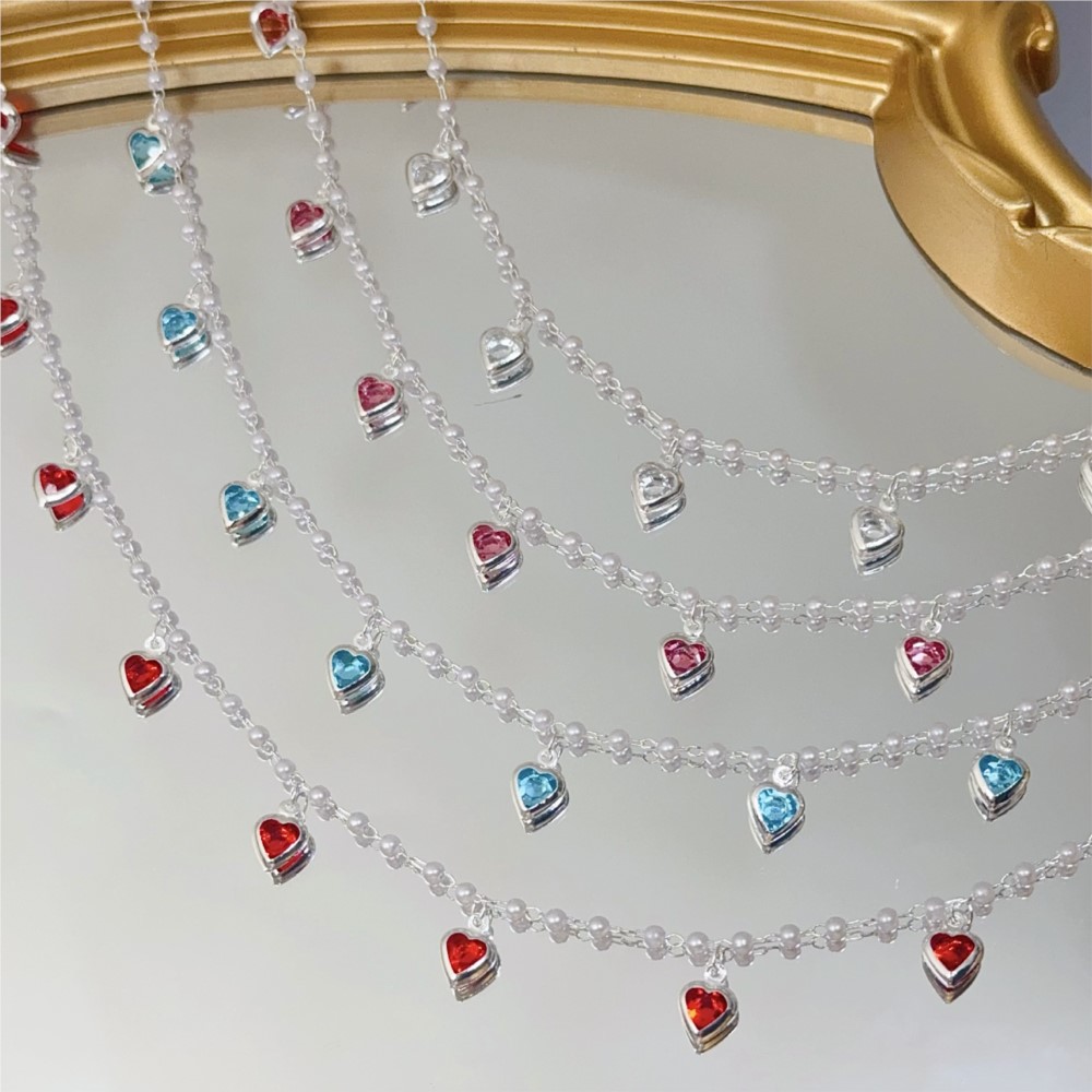 0,5 metra/1 metr Różowy Kryszt – Crystal Choker Necklace recenzja i cena