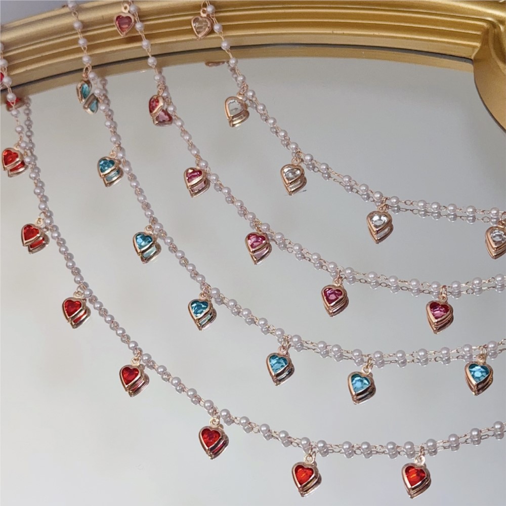 0,5 metra/1 metr Różowy Kryszt – Crystal Choker Necklace recenzja i cena