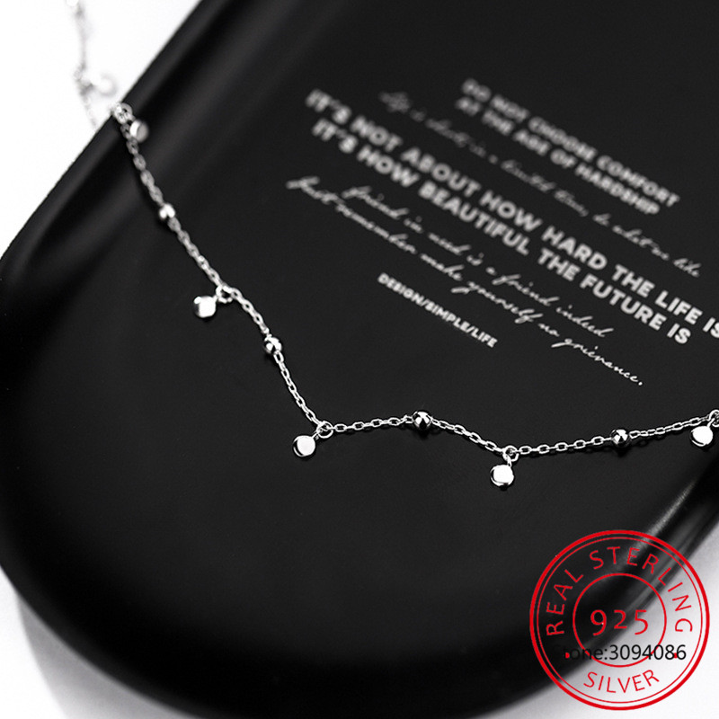 925 Sterling Silver Delicate J – Crystal Choker Necklace recenzja i cena