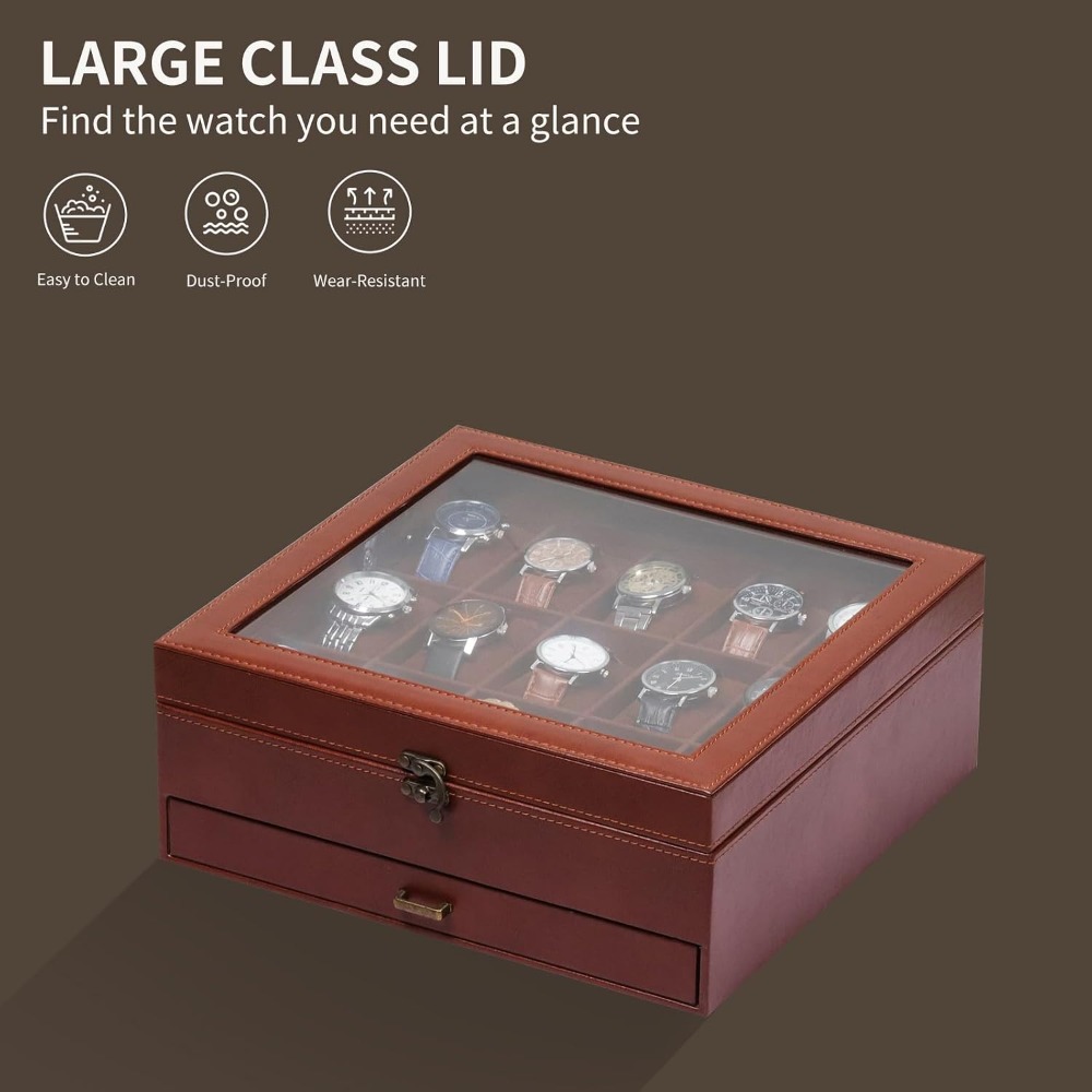 2-poziomowe pudełko na zegarki – Jewelry Box That Holds Watches recenzja i cena
