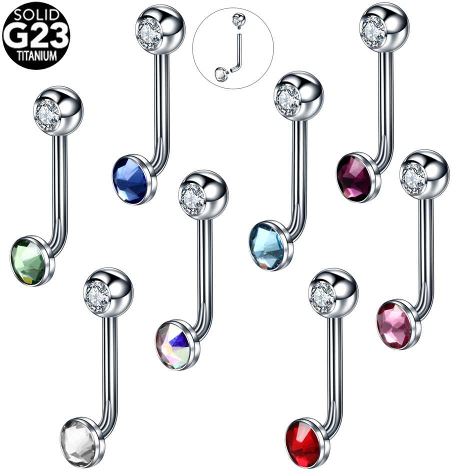 1PC G23 Titanium Crystal Chris – Christina Jewelry & Watches Marguerite Ørestik Forgyldt Sølv recenzja i cena