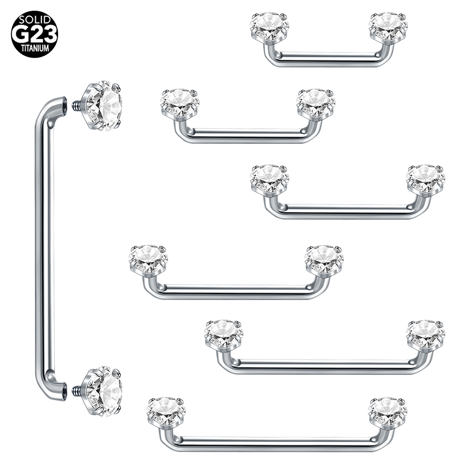 1PC Titanium Surface Piercing  – Christina Jewelry & Watches Marguerite Ørestik Forgyldt Sølv recenzja i cena