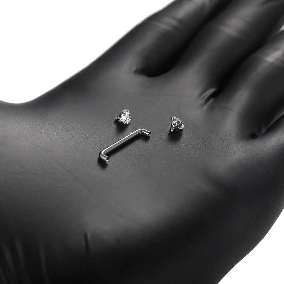 1PC Titanium Surface Piercing  – Christina Jewelry & Watches Marguerite Ørestik Forgyldt Sølv recenzja i cena
