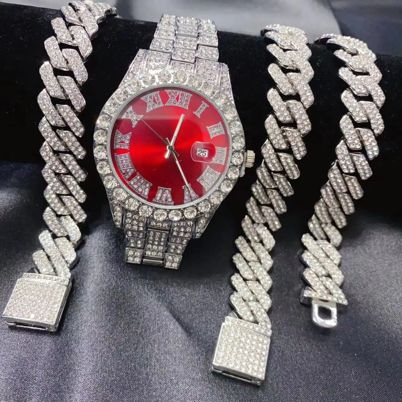 Zestaw biżuterii męski 3PCS Hi – Icebox Jewelry Watches recenzja i cena