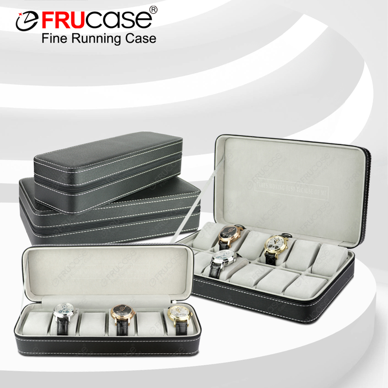 FRUCASE czarny zegarek Box 6/1 – Best Jewelry Watches recenzja i cena