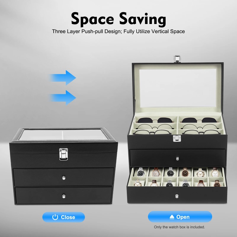 Pudełko ekspozycyjne na okular – Jewelry Box That Holds Watches recenzja i cena