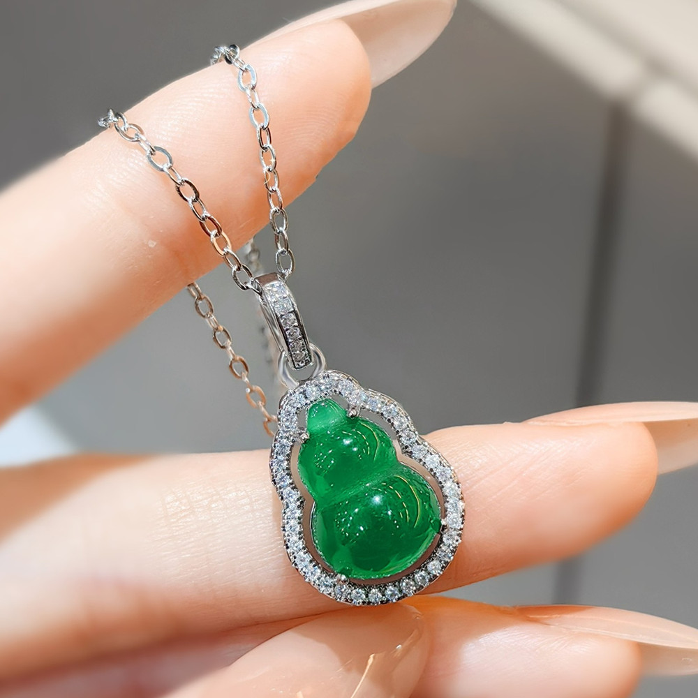 Naturalny zielony agat szmarag – Crystal Choker Necklace recenzja i cena