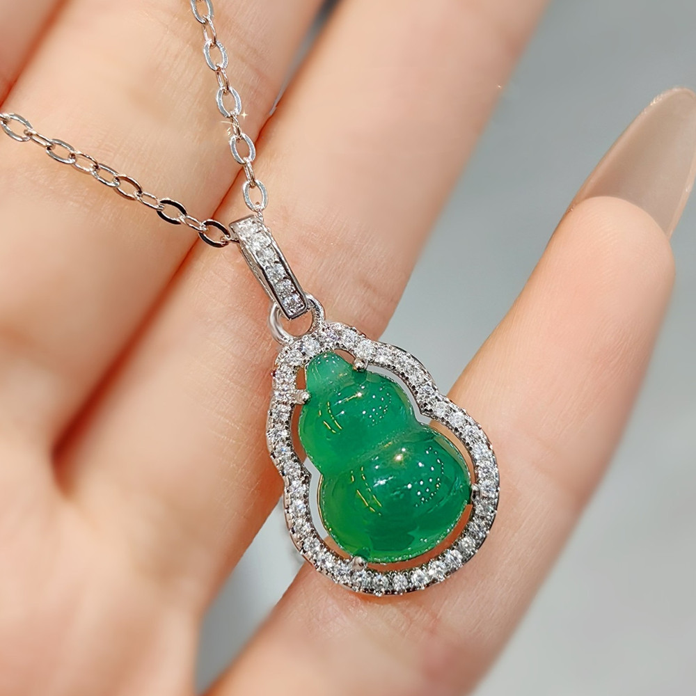 Naturalny zielony agat szmarag – Crystal Choker Necklace recenzja i cena