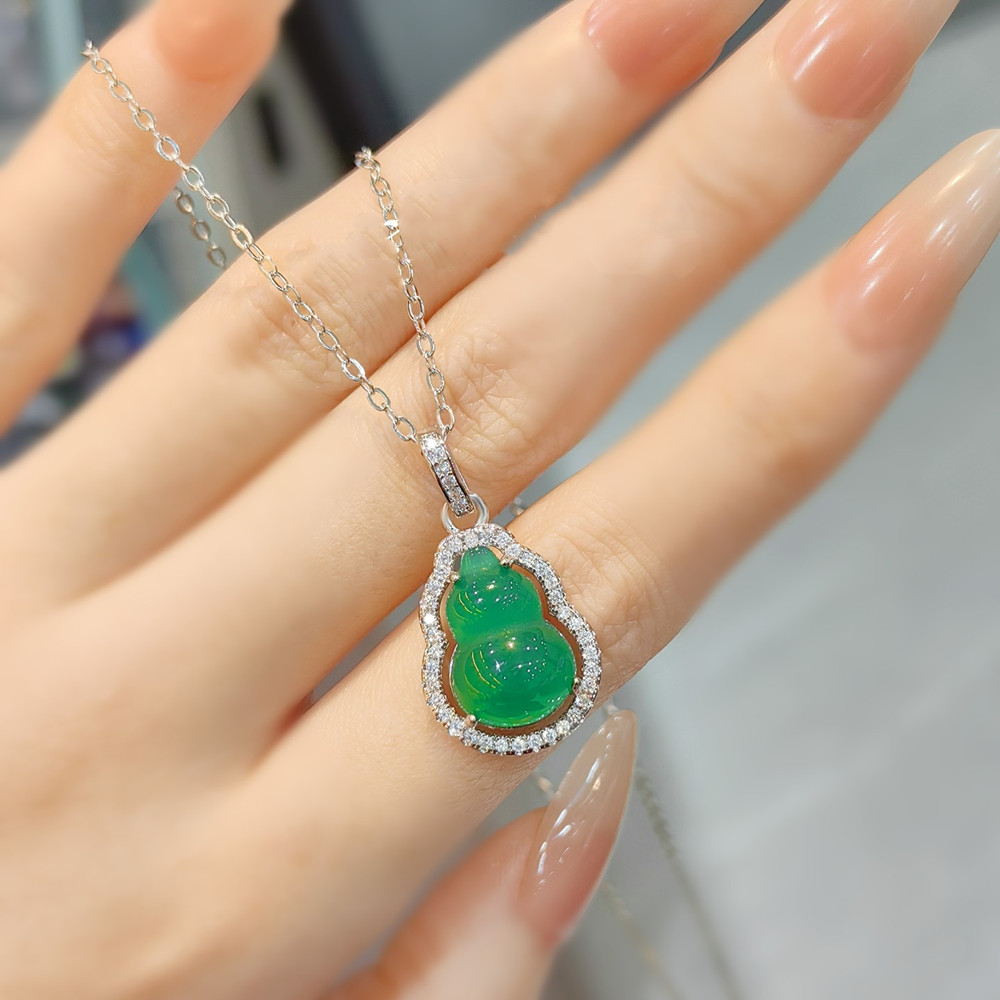 Naturalny zielony agat szmarag – Crystal Choker Necklace recenzja i cena